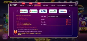 Rút Tiền CG79 qua Bank